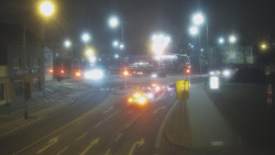 Křižovatka ulic Komenského a Velké Novosady