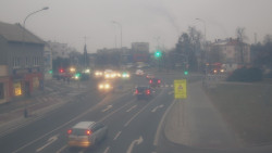 Křižovatka ulic Komenského a Velké Novosady