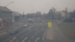 Křižovatka ulic Komenského a Velké Novosady