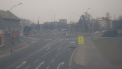 Křižovatka ulic Komenského a Velké Novosady