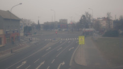 Křižovatka ulic Komenského a Velké Novosady