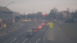 Křižovatka ulic Komenského a Velké Novosady