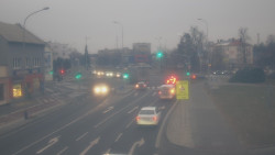 Křižovatka ulic Komenského a Velké Novosady