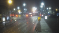 Křižovatka ulic Komenského a Velké Novosady