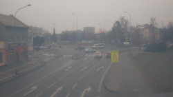 Křižovatka ulic Komenského a Velké Novosady