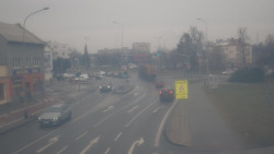 Křižovatka ulic Komenského a Velké Novosady