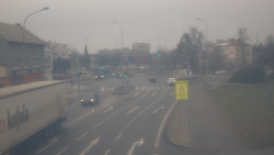 Křižovatka ulic Komenského a Velké Novosady