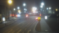 Křižovatka ulic Komenského a Velké Novosady