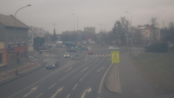 Křižovatka ulic Komenského a Velké Novosady