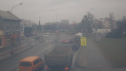 Křižovatka ulic Komenského a Velké Novosady