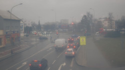 Křižovatka ulic Komenského a Velké Novosady