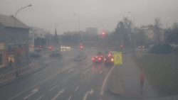 Křižovatka ulic Komenského a Velké Novosady