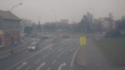 Křižovatka ulic Komenského a Velké Novosady