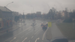 Křižovatka ulic Komenského a Velké Novosady