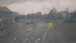 Křižovatka ulic Komenského a Velké Novosady