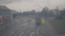 Křižovatka ulic Komenského a Velké Novosady