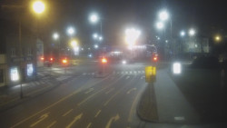 Křižovatka ulic Komenského a Velké Novosady