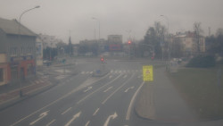 Křižovatka ulic Komenského a Velké Novosady