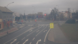 Křižovatka ulic Komenského a Velké Novosady