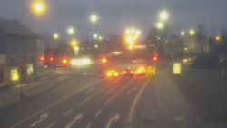 Křižovatka ulic Komenského a Velké Novosady