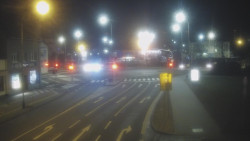 Křižovatka ulic Komenského a Velké Novosady