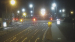 Křižovatka ulic Komenského a Velké Novosady