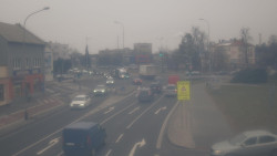 Křižovatka ulic Komenského a Velké Novosady