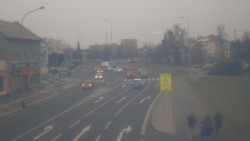 Křižovatka ulic Komenského a Velké Novosady