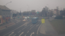 Křižovatka ulic Komenského a Velké Novosady