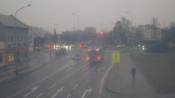 Křižovatka ulic Komenského a Velké Novosady