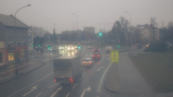 Křižovatka ulic Komenského a Velké Novosady