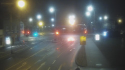 Křižovatka ulic Komenského a Velké Novosady