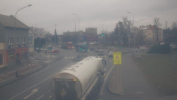 Křižovatka ulic Komenského a Velké Novosady