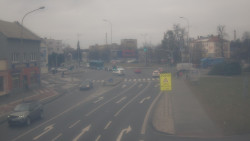 Křižovatka ulic Komenského a Velké Novosady