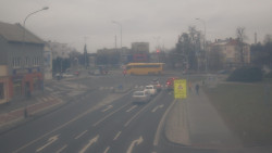 Křižovatka ulic Komenského a Velké Novosady