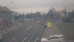 Křižovatka ulic Komenského a Velké Novosady