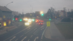 Křižovatka ulic Komenského a Velké Novosady