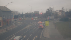 Křižovatka ulic Komenského a Velké Novosady