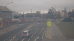 Křižovatka ulic Komenského a Velké Novosady