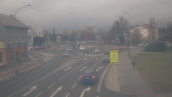 Křižovatka ulic Komenského a Velké Novosady