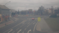 Křižovatka ulic Komenského a Velké Novosady