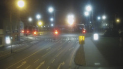 Křižovatka ulic Komenského a Velké Novosady