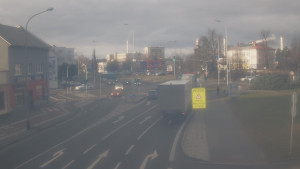 Město Přerov - Křižovatka ulic Komenského a Velké Novosady - 13.2.2026 v 09:02 Město Přerov - Křižovatka ulic Komenského a Velké Novosady - 13.2.2026 v 09:02