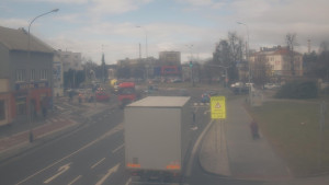 Město Přerov - Křižovatka ulic Komenského a Velké Novosady - 13.2.2026 v 10:02 Město Přerov - Křižovatka ulic Komenského a Velké Novosady - 13.2.2026 v 10:02