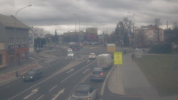 Křižovatka ulic Komenského a Velké Novosady