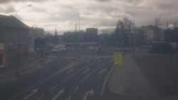 Křižovatka ulic Komenského a Velké Novosady