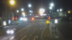 Křižovatka ulic Komenského a Velké Novosady