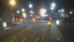 Křižovatka ulic Komenského a Velké Novosady