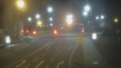 Křižovatka ulic Komenského a Velké Novosady