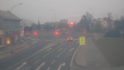 Křižovatka ulic Komenského a Velké Novosady